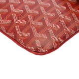 GOYARD ゴヤール サンマリー GM レッド メンズ PVC レザー クラッチバッグ Aランク 中古 銀蔵