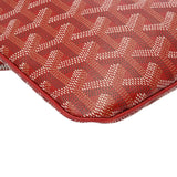 GOYARD ゴヤール サンマリー GM レッド メンズ PVC レザー クラッチバッグ Aランク 中古 銀蔵