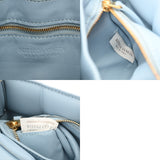BOTTEGAVENETA ボッテガヴェネタ パテッド カセット ブルー ユニセックス ラムスキン ショルダーバッグ ABランク 中古 銀蔵
