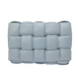 BOTTEGAVENETA ボッテガヴェネタ パテッド カセット ブルー ユニセックス ラムスキン ショルダーバッグ ABランク 中古 銀蔵