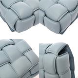 BOTTEGAVENETA ボッテガヴェネタ パテッド カセット ブルー ユニセックス ラムスキン ショルダーバッグ ABランク 中古 銀蔵