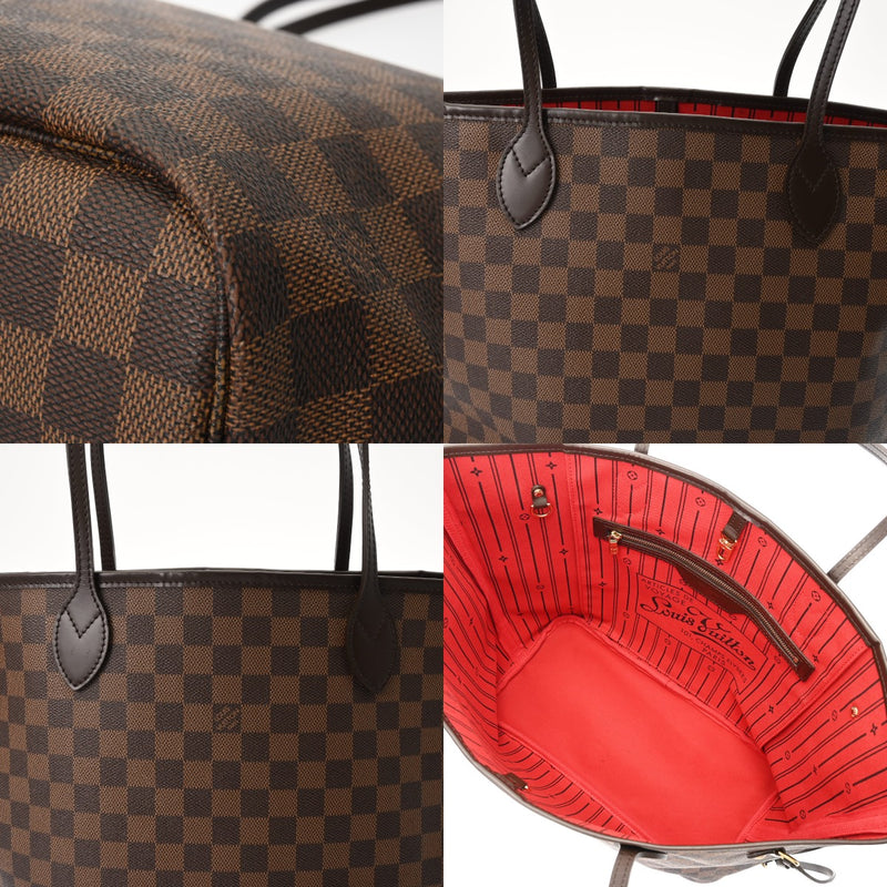LOUIS VUITTON ルイヴィトン ダミエ ネヴァーフル MM 旧型 ブラウン N51105 レディース ダミエキャンバス トートバッグ Aランク 中古 銀蔵