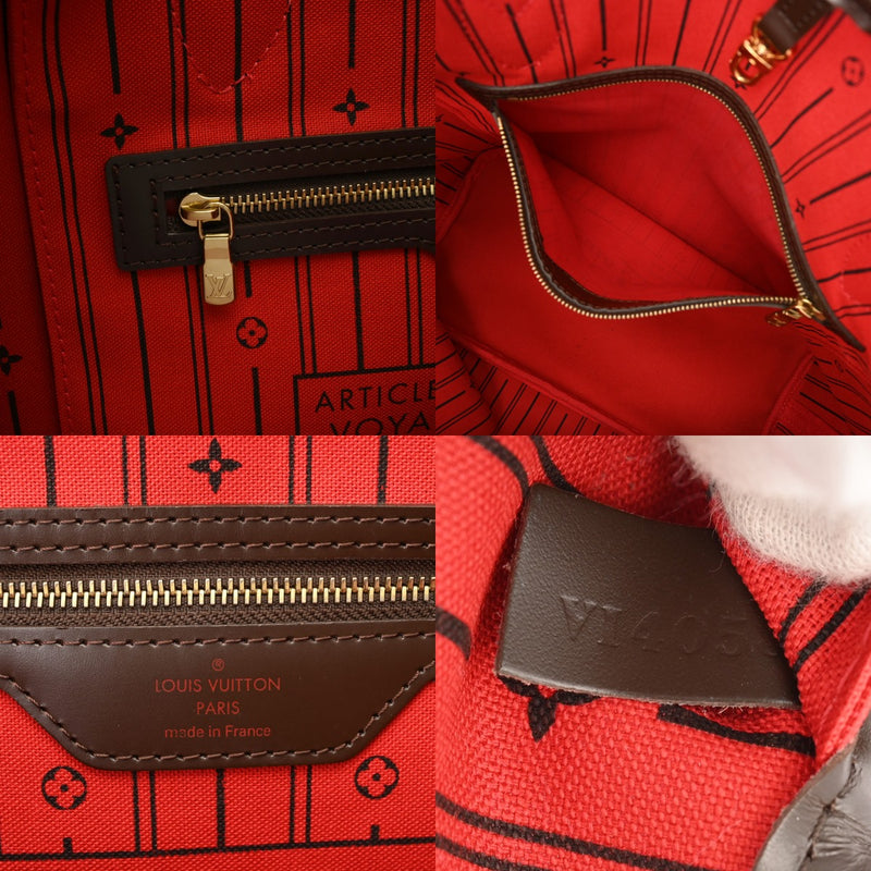 LOUIS VUITTON ルイヴィトン ダミエ ネヴァーフル MM 旧型 ブラウン N51105 レディース ダミエキャンバス トートバッグ Aランク 中古 銀蔵