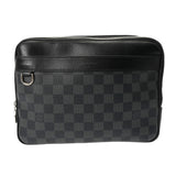 LOUIS VUITTON ルイヴィトン ダミエグラフィット トロカデロ メッセンジャー PM 黒/グレー N40087 メンズ ダミエグラフィットキャンバス ショルダーバッグ ABランク 中古 銀蔵