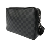 LOUIS VUITTON ルイヴィトン ダミエグラフィット トロカデロ メッセンジャー PM 黒/グレー N40087 メンズ ダミエグラフィットキャンバス ショルダーバッグ ABランク 中古 銀蔵