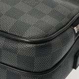 LOUIS VUITTON ルイヴィトン ダミエグラフィット トロカデロ メッセンジャー PM 黒/グレー N40087 メンズ ダミエグラフィットキャンバス ショルダーバッグ ABランク 中古 銀蔵