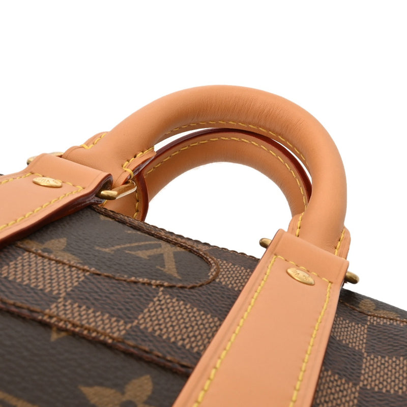 LOUIS VUITTON ルイヴィトン モノグラムリバース キーポルバンドリエール 25 ブラウン M15428 ユニセックス モノグラムキャンバス ハンドバッグ 新同 中古 銀蔵