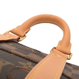 LOUIS VUITTON ルイヴィトン モノグラムリバース キーポルバンドリエール 25 ブラウン M15428 ユニセックス モノグラムキャンバス ハンドバッグ 新同 中古 銀蔵