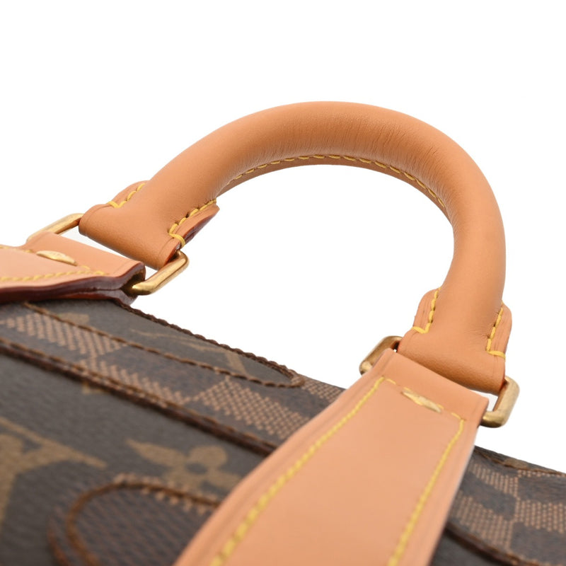LOUIS VUITTON ルイヴィトン モノグラムリバース キーポルバンドリエール 25 ブラウン M15428 ユニセックス モノグラムキャンバス ハンドバッグ 新同 中古 銀蔵