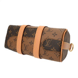 LOUIS VUITTON ルイヴィトン モノグラムリバース キーポルバンドリエール 25 ブラウン M15428 ユニセックス モノグラムキャンバス ハンドバッグ 新同 中古 銀蔵