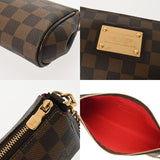 LOUIS VUITTON ルイヴィトン ダミエ エヴァ ブラウン N55213 レディース ダミエキャンバス ショルダーバッグ Aランク 中古 銀蔵