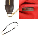 LOUIS VUITTON ルイヴィトン ダミエ エヴァ ブラウン N55213 レディース ダミエキャンバス ショルダーバッグ Aランク 中古 銀蔵