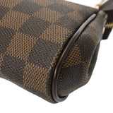 LOUIS VUITTON ルイヴィトン ダミエ エヴァ ブラウン N55213 レディース ダミエキャンバス ショルダーバッグ Aランク 中古 銀蔵