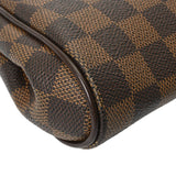 LOUIS VUITTON ルイヴィトン ダミエ エヴァ ブラウン N55213 レディース ダミエキャンバス ショルダーバッグ Aランク 中古 銀蔵