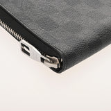 LOUIS VUITTON ルイヴィトン ダミエグラフィット ジッピーオーガナイザー 旧型 黒/グレー N63077 メンズ ダミエキャンバス 長財布 ABランク 中古 銀蔵