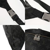 LOUIS VUITTON ルイヴィトン モノグラムエクリプス ディスカバリー バムバッグ PM 黒/グレー M46035 メンズ モノグラムキャンバス ボディバッグ Bランク 中古 銀蔵