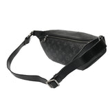 LOUIS VUITTON ルイヴィトン モノグラムエクリプス ディスカバリー バムバッグ PM 黒/グレー M46035 メンズ モノグラムキャンバス ボディバッグ Bランク 中古 銀蔵