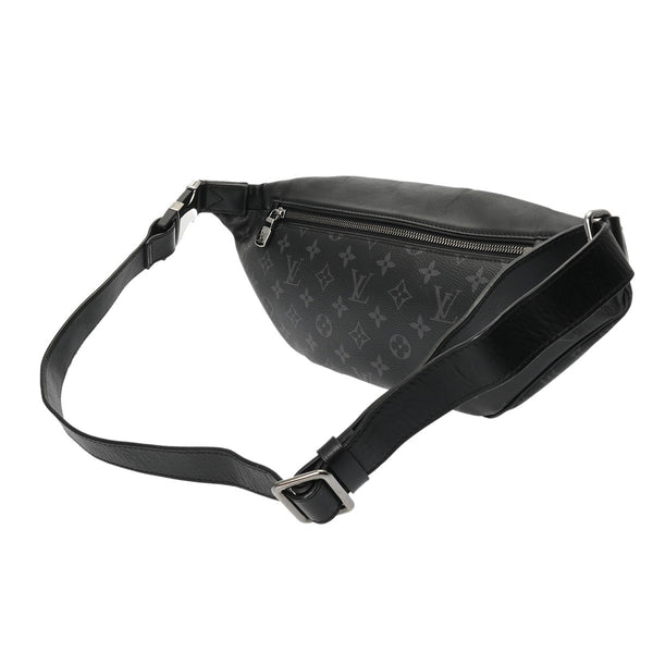 LOUIS VUITTON ルイヴィトン モノグラムエクリプス ディスカバリー バムバッグ PM 黒/グレー M46035 メンズ モノグラムキャンバス ボディバッグ Bランク 中古 銀蔵