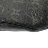 LOUIS VUITTON ルイヴィトン モノグラムエクリプス ディスカバリー バムバッグ PM 黒/グレー M46035 メンズ モノグラムキャンバス ボディバッグ Bランク 中古 銀蔵
