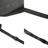 LOUIS VUITTON ルイヴィトン モノグラムエクリプス ディスカバリー バムバッグ PM 黒/グレー M46035 メンズ モノグラムキャンバス ボディバッグ Bランク 中古 銀蔵