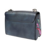 LOUIS VUITTON ルイヴィトン エピ ツイスト MM ネイビー M54567 レディース レザー スパンコール ショルダーバッグ ABランク 中古 銀蔵