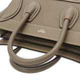 CELINE セリーヌ ラゲージ ナノ 2WAY スリ 189243 レディース ドラムドカーフ ハンドバッグ ABランク 中古 銀蔵