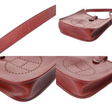 HERMES エルメス エブリン TPM ルージュアッシュ □F刻印(2002年頃) レディース ボックスカーフ ショルダーバッグ ABランク 中古 銀蔵