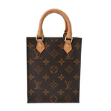 LOUIS VUITTON ルイヴィトン モノグラム プティット サックプラ 旧型 2WAY ブラウン M69442 レディース モノグラムキャンバス ハンドバッグ ABランク 中古 銀蔵