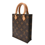LOUIS VUITTON ルイヴィトン モノグラム プティット サックプラ 旧型 2WAY ブラウン M69442 レディース モノグラムキャンバス ハンドバッグ ABランク 中古 銀蔵