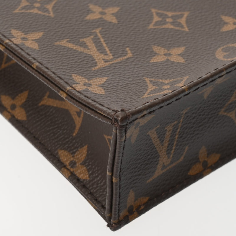 LOUIS VUITTON ルイヴィトン モノグラム プティット サックプラ 旧型 2WAY ブラウン M69442 レディース モノグラムキャンバス ハンドバッグ ABランク 中古 銀蔵