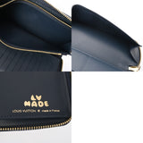 LOUIS VUITTON ルイヴィトン モノグラムデニム ジッピーヴェルティカル NIGO LV made ネイビー M81107 ユニセックス デニム 長財布 ABランク 中古 銀蔵