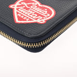 LOUIS VUITTON ルイヴィトン モノグラムデニム ジッピーヴェルティカル NIGO LV made ネイビー M81107 ユニセックス デニム 長財布 ABランク 中古 銀蔵
