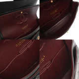 CHANEL シャネル マトラッセ チェーンショルダー 25cm Wフラップ ブラック A01112 レディース キャビアスキン ショルダーバッグ ABランク 中古 銀蔵