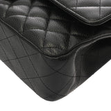 CHANEL シャネル マトラッセ チェーンショルダー 25cm Wフラップ ブラック A01112 レディース キャビアスキン ショルダーバッグ ABランク 中古 銀蔵