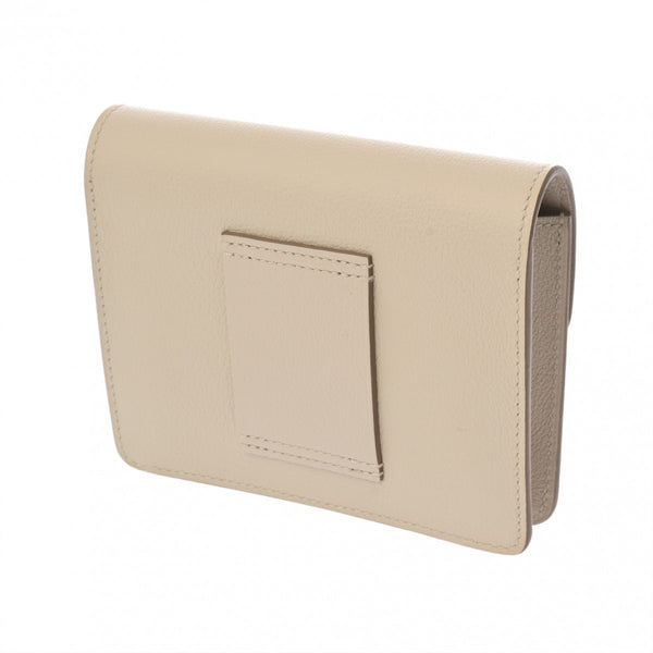 HERMES エルメス ロウリス スリム ベトン U刻印(2022年頃) レディース エバーカラー 二つ折り財布 ABランク 中古 銀蔵