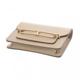 HERMES エルメス ロウリス スリム ベトン U刻印(2022年頃) レディース エバーカラー 二つ折り財布 ABランク 中古 銀蔵