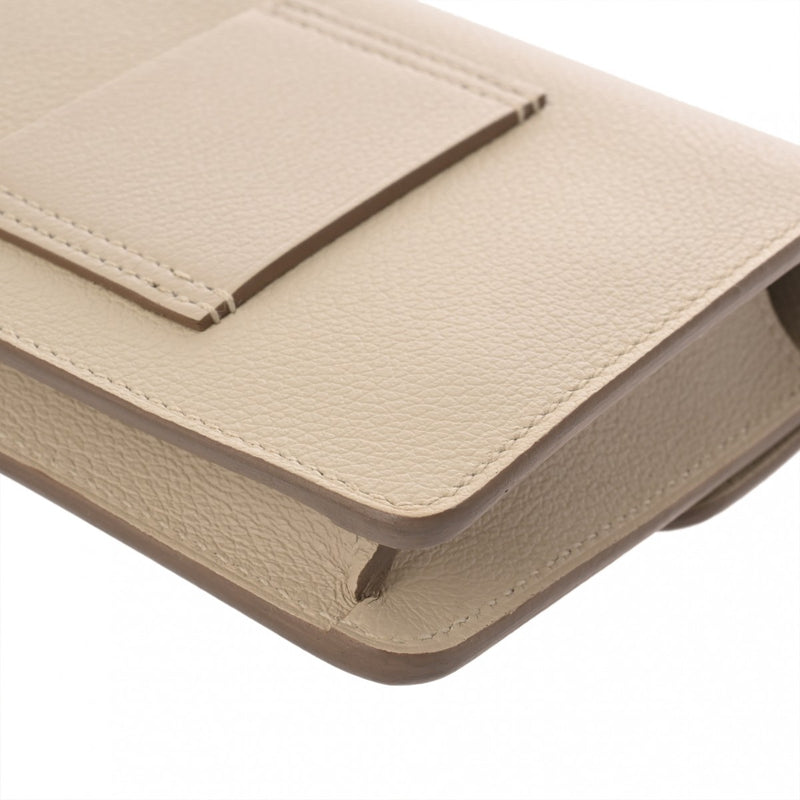 HERMES エルメス ロウリス スリム ベトン U刻印(2022年頃) レディース エバーカラー 二つ折り財布 ABランク 中古 銀蔵