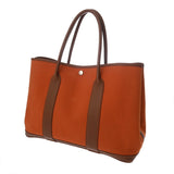 HERMES エルメス ガーデンパーティ PM ポティロン □O刻印(2011年頃) レディース トワルアッシュ ハンドバッグ Bランク 中古 銀蔵