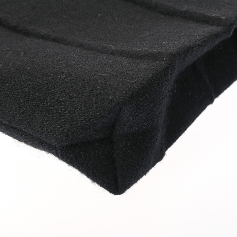 HERMES エルメス アメダバ PM ブラック レディース ウール ハンドバッグ ABランク 中古 銀蔵