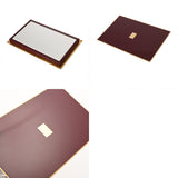 HERMES エルメス トラベル ルージュアッシュ ○E刻印(1975年頃) レディース オーストリッチ バニティバッグ Bランク 中古 銀蔵