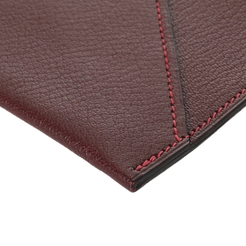 HERMES エルメス HERMESTOKYO 2001年記念 ルージュアッシュ □E刻印(2001年頃) メンズ シェーブル クラッチバッグ Bランク 中古 銀蔵