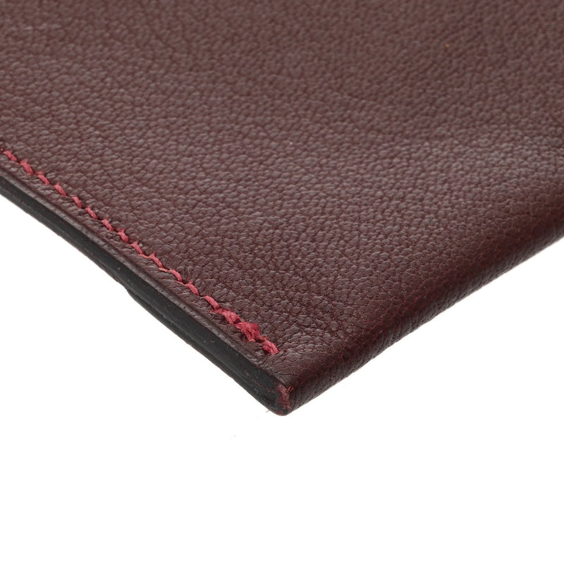 HERMES エルメス HERMESTOKYO 2001年記念 ルージュアッシュ □E刻印(2001年頃) メンズ シェーブル クラッチバッグ Bランク 中古 銀蔵