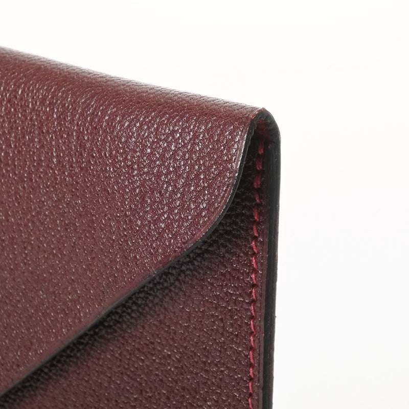 HERMES エルメス HERMESTOKYO 2001年記念 ルージュアッシュ □E刻印(2001年頃) メンズ シェーブル クラッチバッグ Bランク 中古 銀蔵