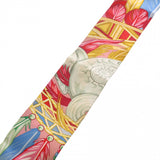 HERMES エルメス ツイリー DANSE PACIFIQUE ピンク/マルチカラー レディース シルク100％ スカーフ Bランク 中古 銀蔵