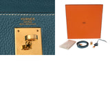 HERMES エルメス ケリー 32 内縫い 2WAY ブルージーン □L刻印(2008年頃) レディース トリヨンクレマンス ハンドバッグ Bランク 中古 銀蔵