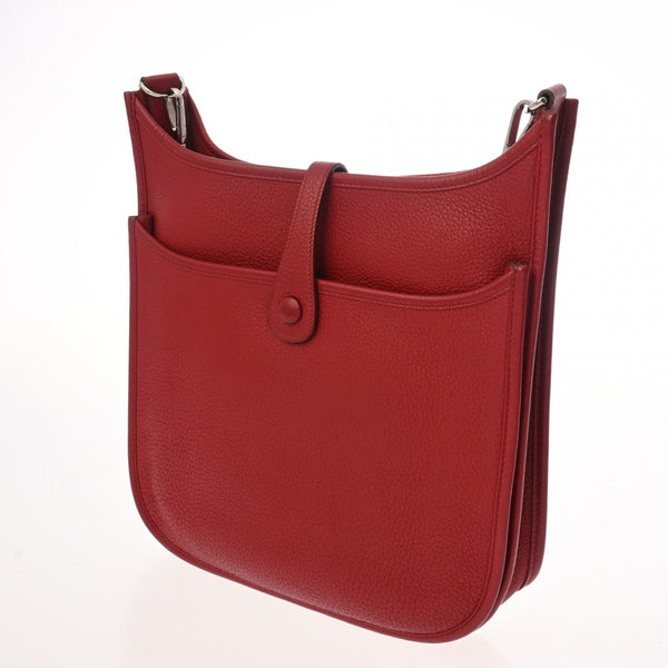 HERMES エルメス エブリン 3 PM ルージュグレナ □M刻印(2009年頃) ユニセックス トリヨンクレマンス ショルダーバッグ Bランク 中古 銀蔵