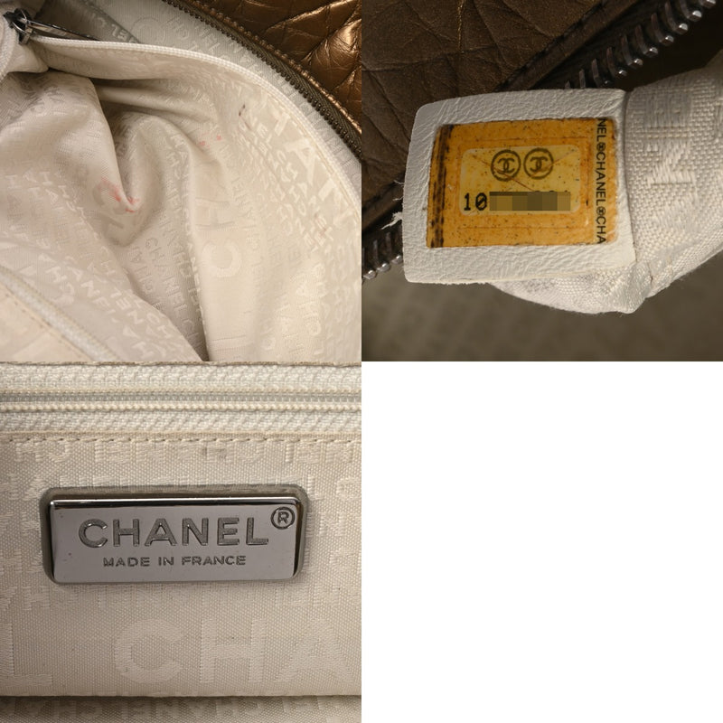 CHANEL シャネル マトラッセ チェーンボストンバッグ ゴールド レディース ラムスキン ハンドバッグ ABランク 中古 銀蔵