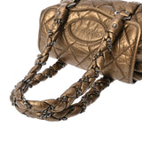 CHANEL シャネル マトラッセ チェーンボストンバッグ ゴールド レディース ラムスキン ハンドバッグ ABランク 中古 銀蔵