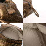 CHANEL シャネル マトラッセ チェーンボストンバッグ ゴールド レディース ラムスキン ハンドバッグ ABランク 中古 銀蔵