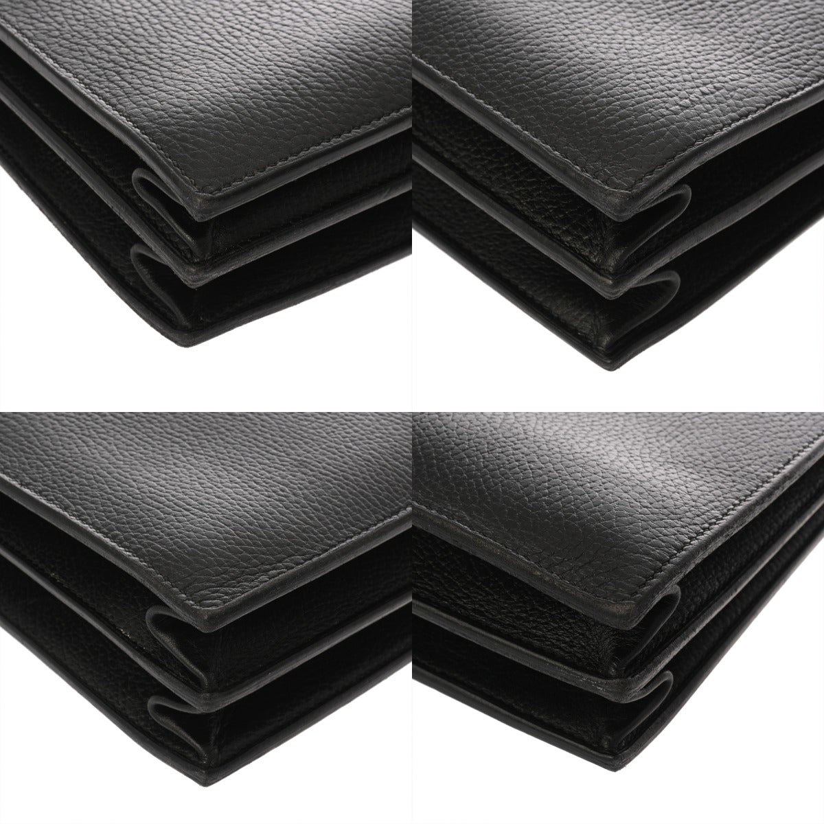 HERMES エルメス サック アデペッシュ38 ブラック ○Z刻印(1996年頃